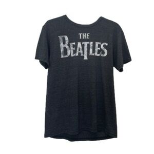 The Beatles Gray Logo Tee